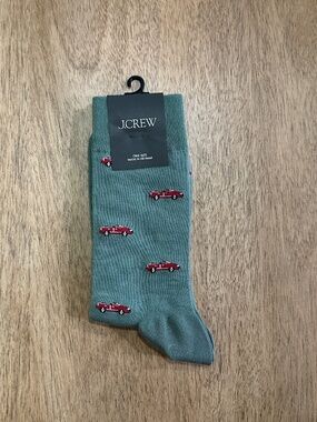 J.crew Car socks fresh garland